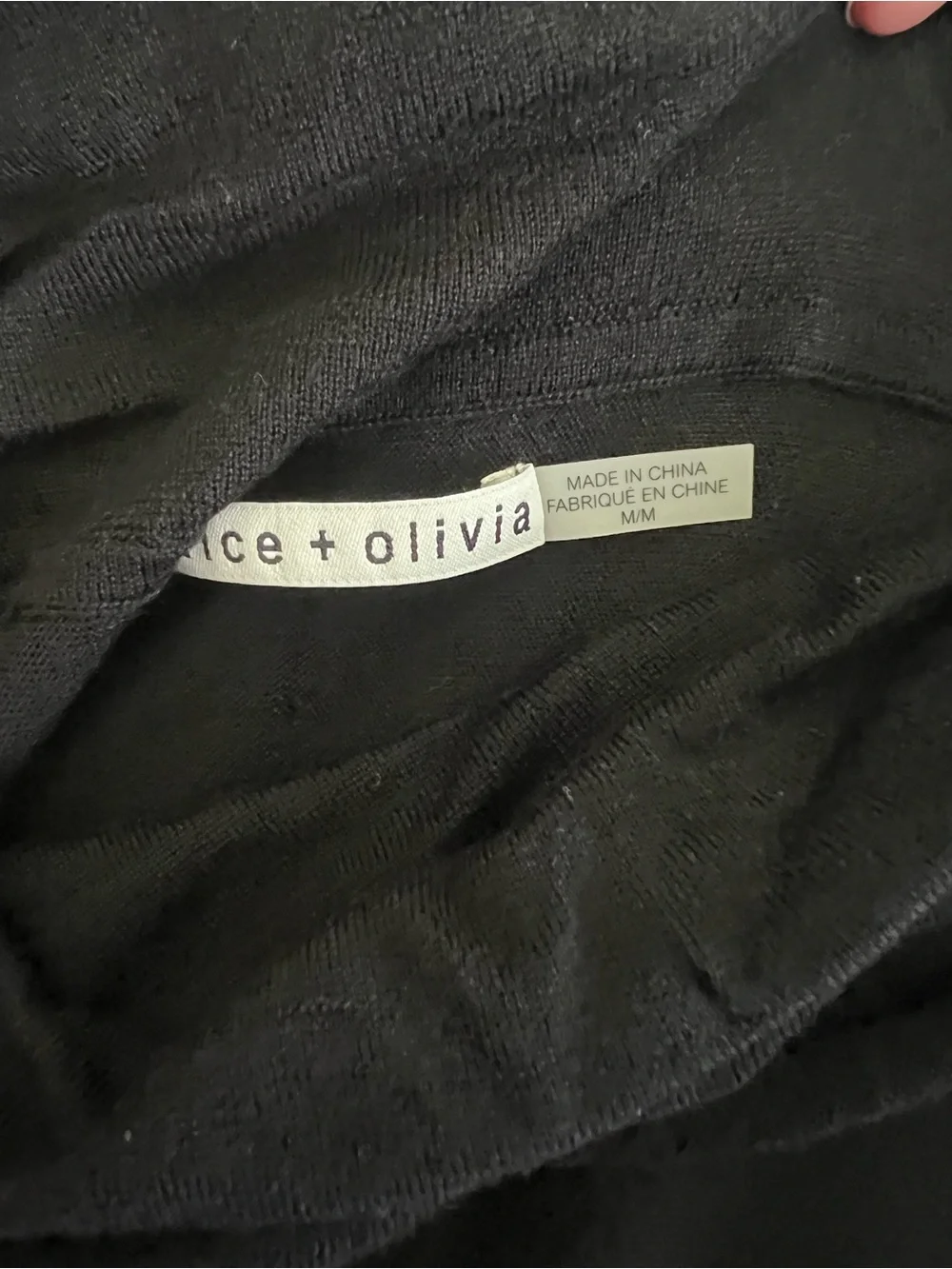 ALICE + OLIVIA Cowl Neck Top
